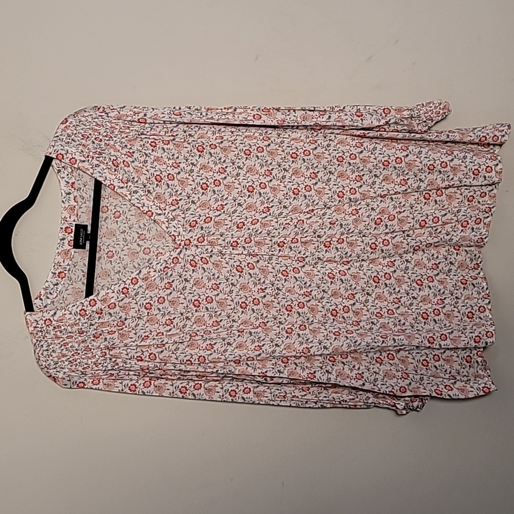 Jones & Co floral smocked top Sz 2X